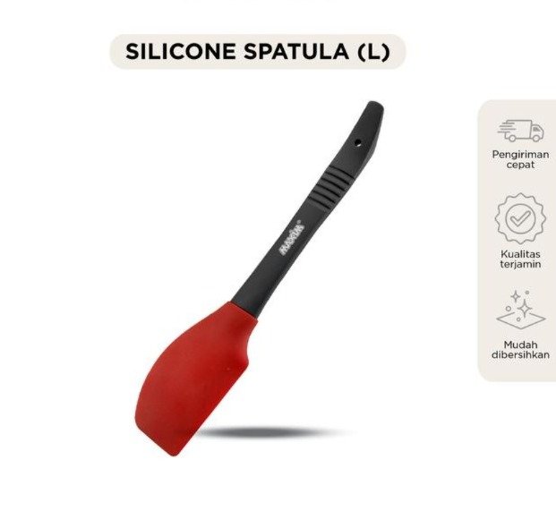 maxim tools silicone spatula large spatula kue silikon tahan panas